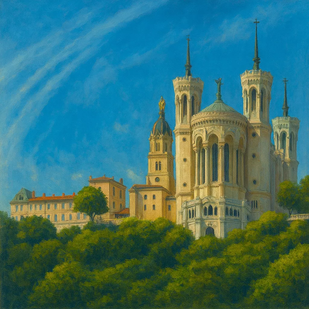 Görsel: Notre-Dame de Fourvière Bazilikası, Lyon / Fransa