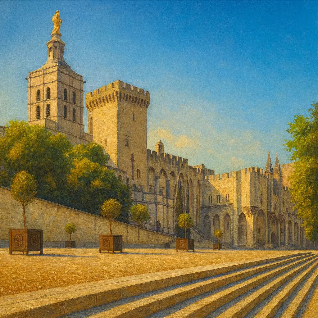 Görsel: Palais des Papes, Avignon / Fransa