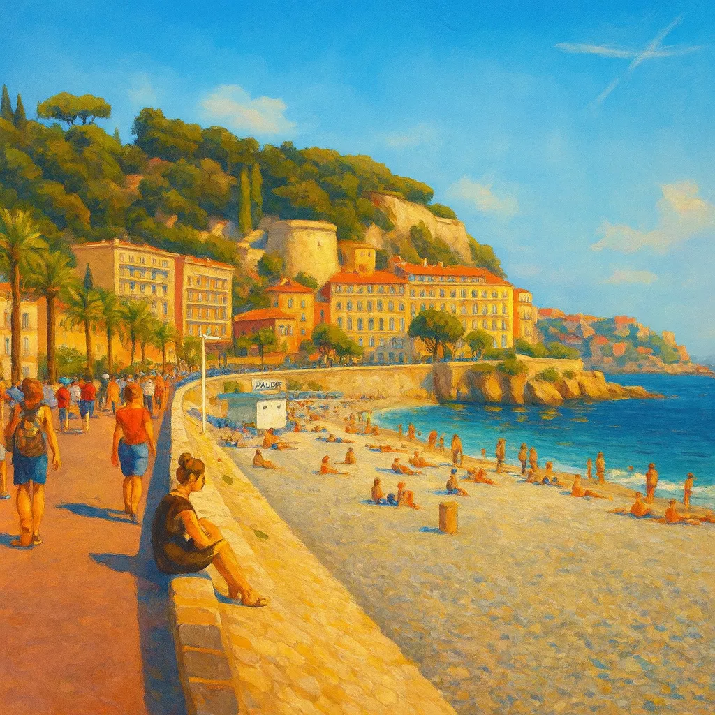 Görsel: Promenade des Anglais, Nice / Fransa