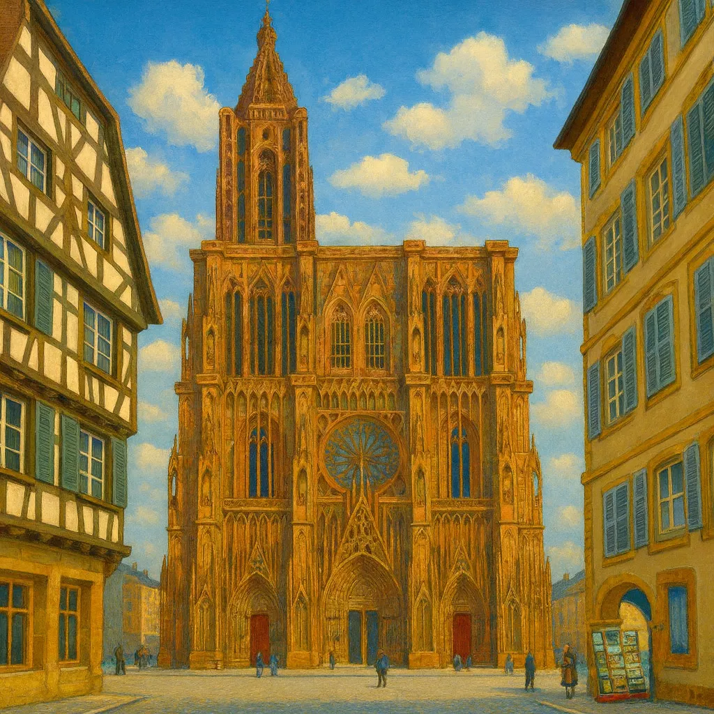 Görsel: Strasbourg Katedrali, Strasbourg / Fransa