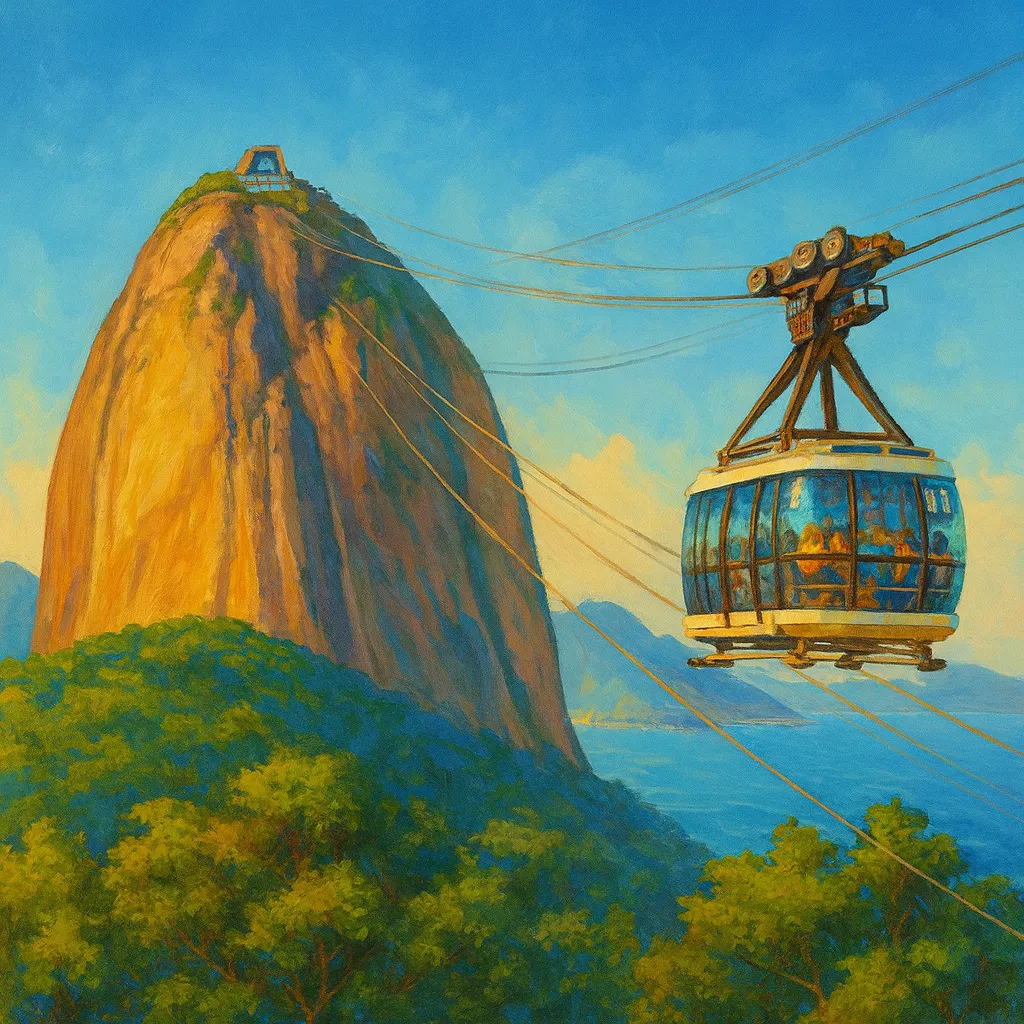 Görsel: Sugarloaf Dağı, Rio de Janeiro / Brezilya