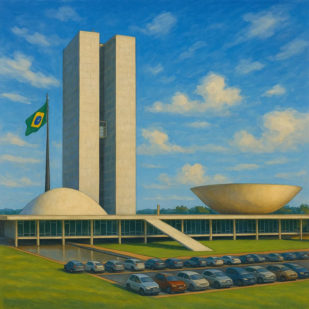 Görsel: Ulusal Kongre Binası, Brasília / Brezilya