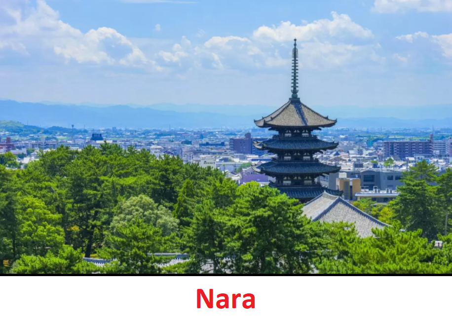 Nara Japonya'da Gezilebilecek Yerler Arasındadır