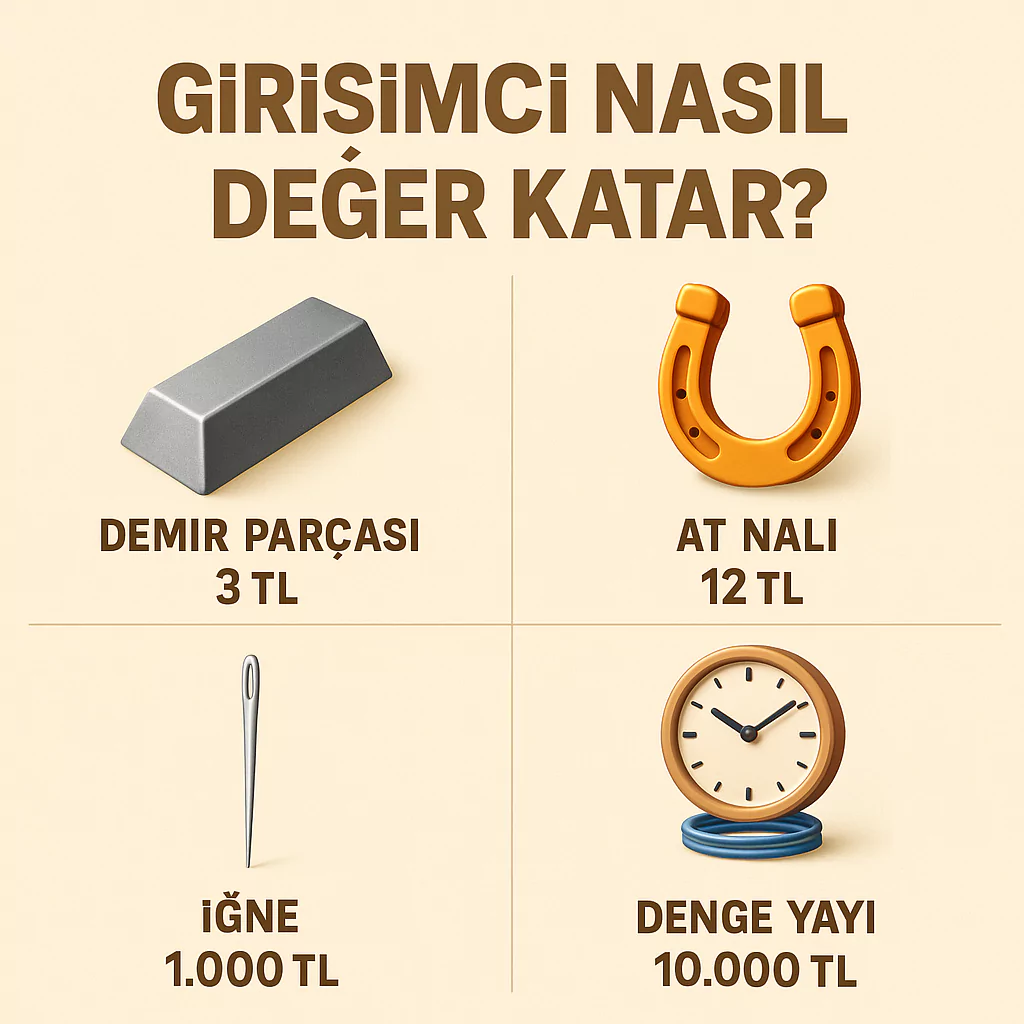 Görsel: Aynı Hammaddeden Farklı İşlenme Biçimleriyle Yüksek Katma Değer Üretilmesi