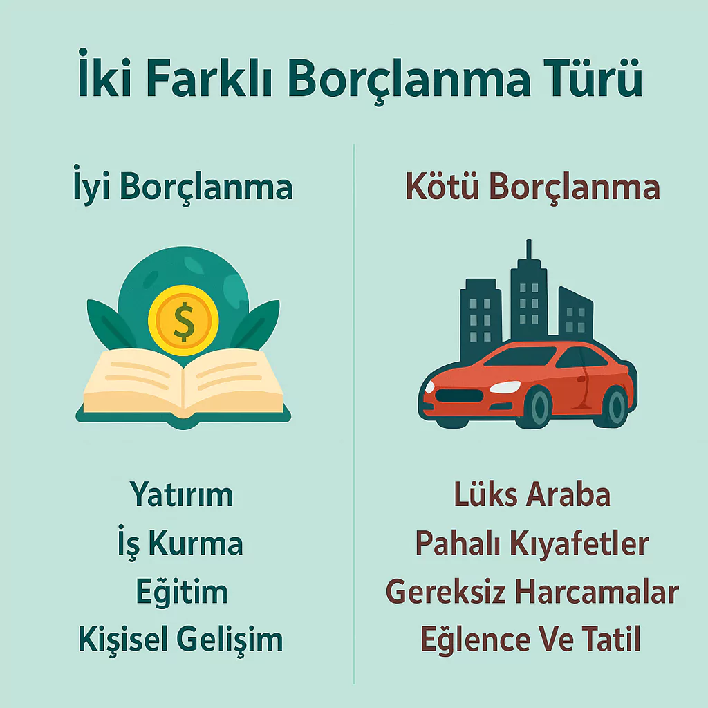 Görsel: İyi ve Kötü Borçlanma Türlerine Örnekler