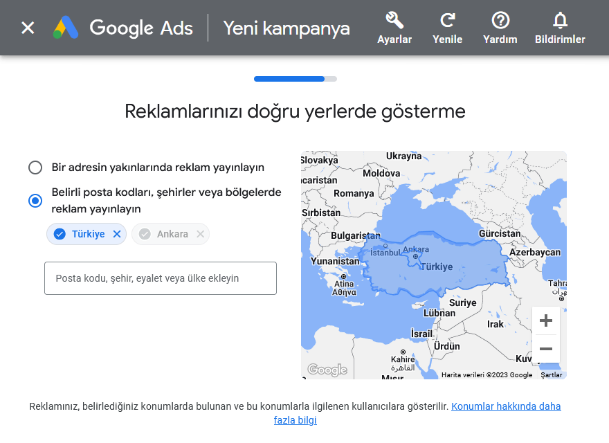 Görsel: Google Ads Kampanyasında Hedef Kitle Belirlenmesi