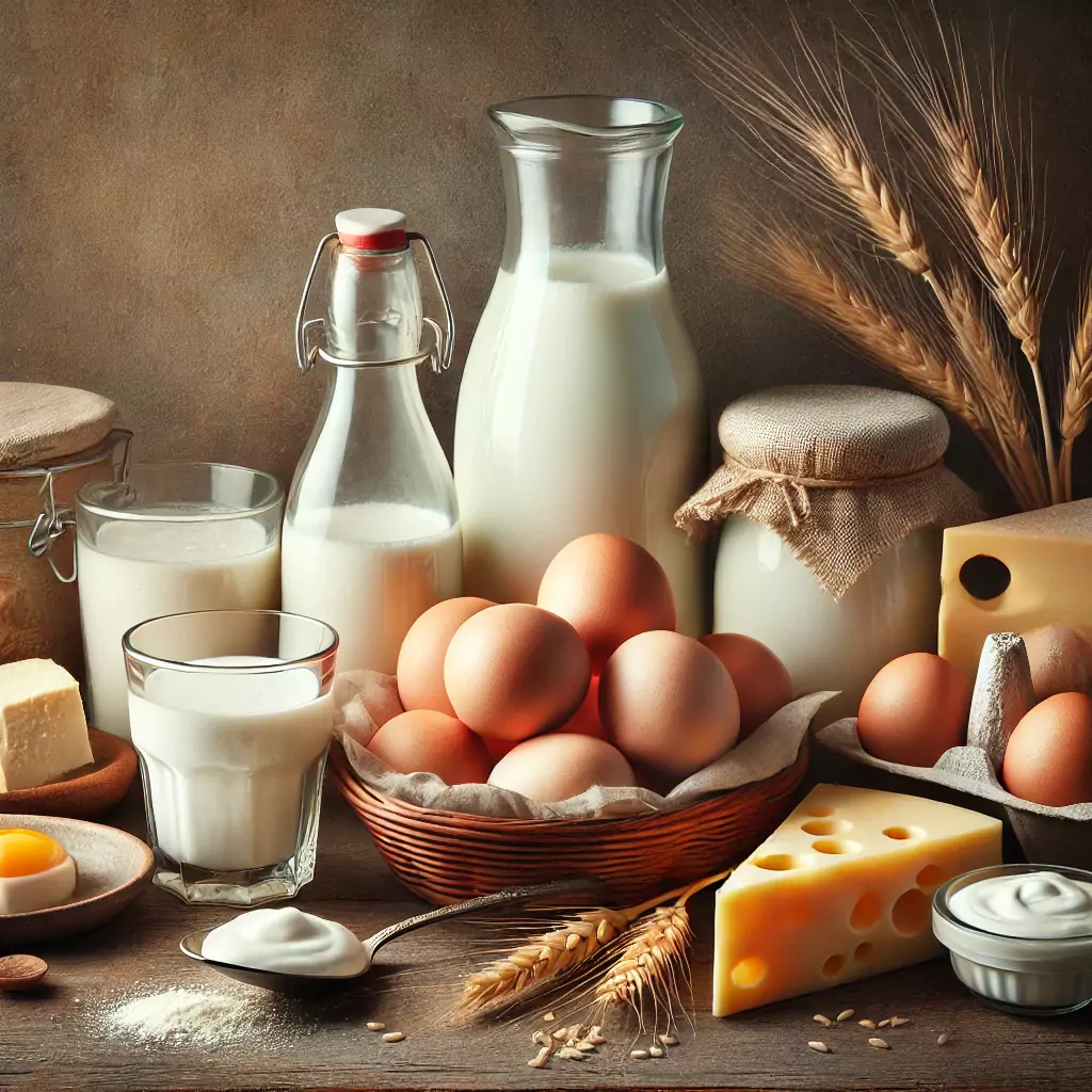 Yüksek Miktarda Protein İçeren Besinlerden Yumurta, Süt ve Süt Ürünleri