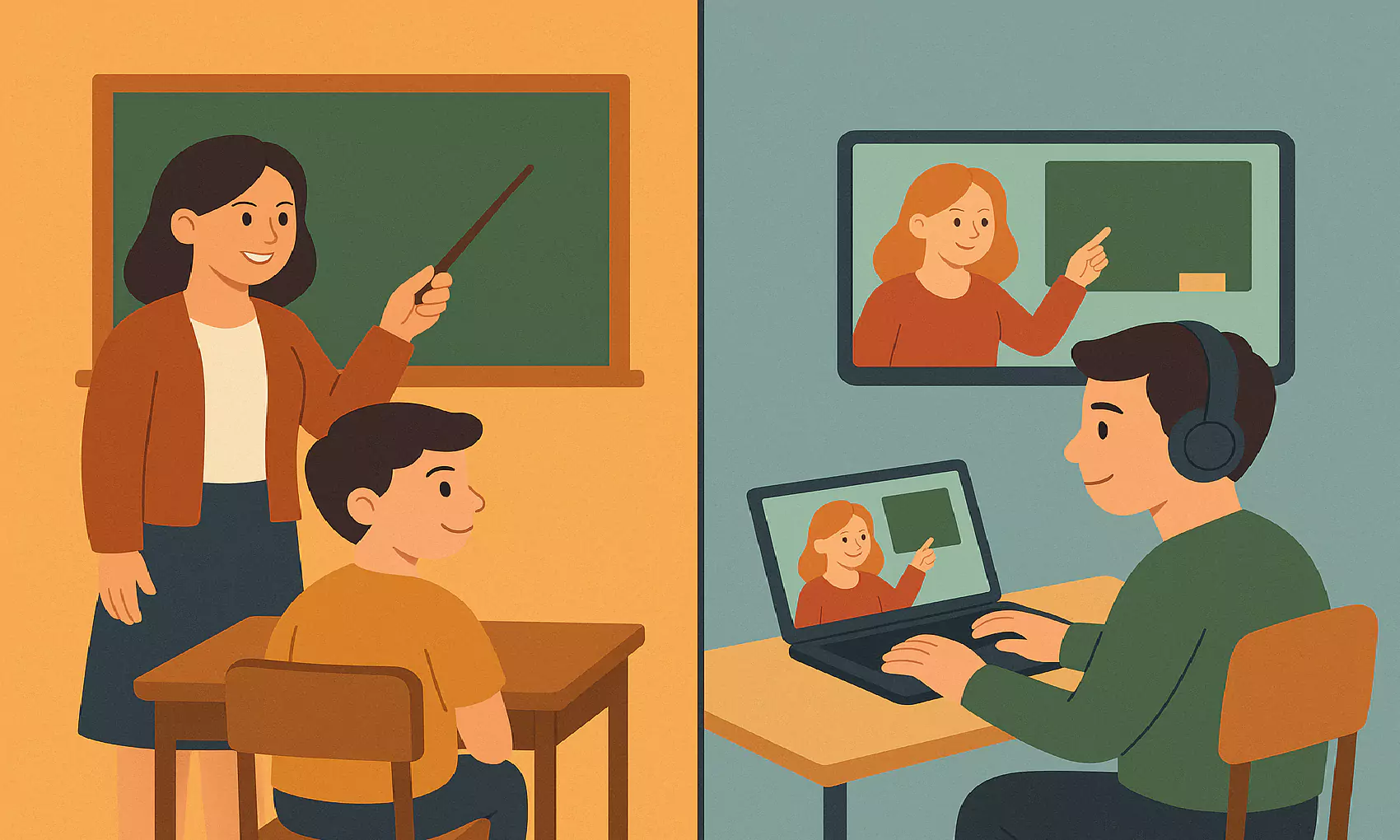 Yüz Yüze ve Online Eğitim Arasındaki Farklar