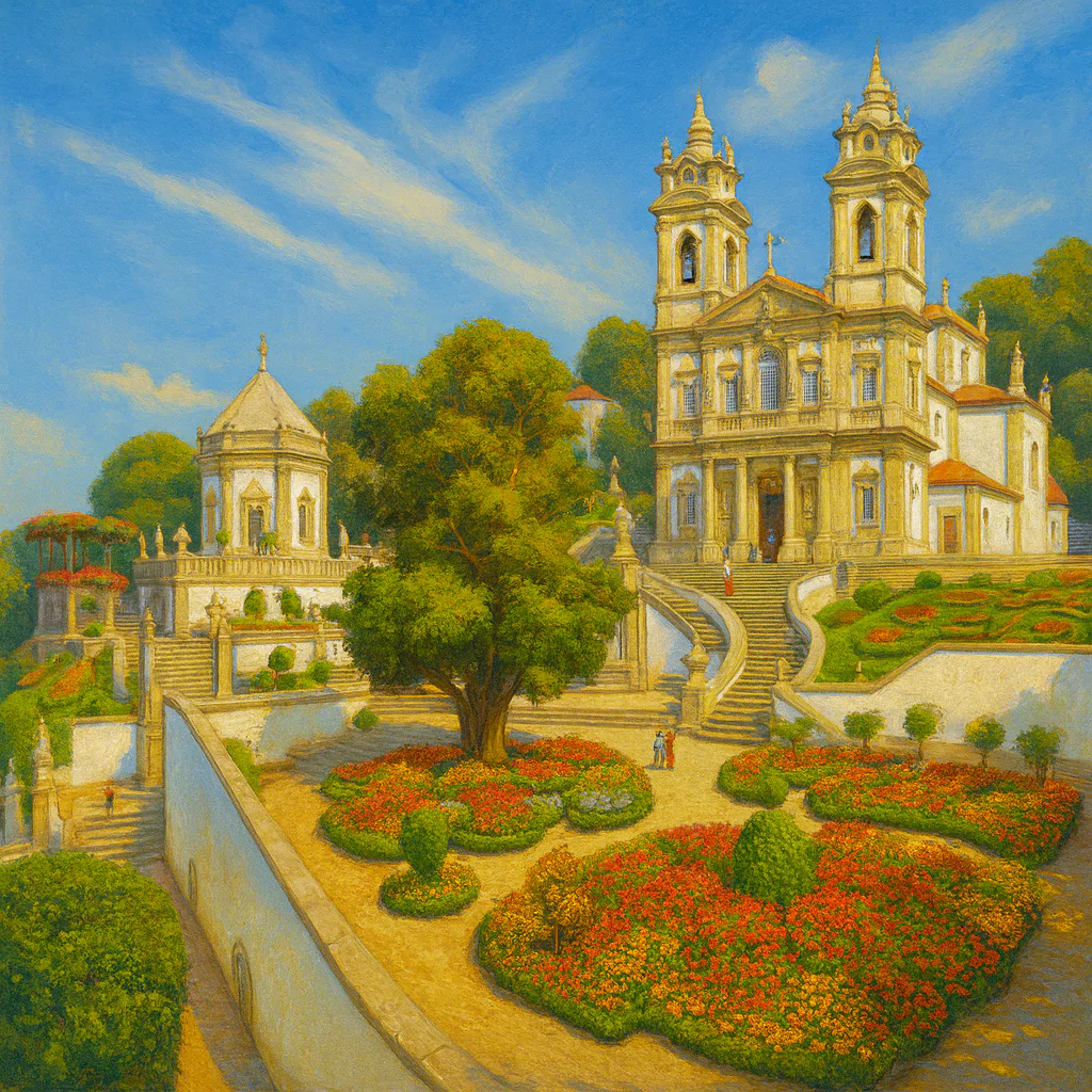 Görsel: Bom Jesus do Monte, Braga / Portekiz