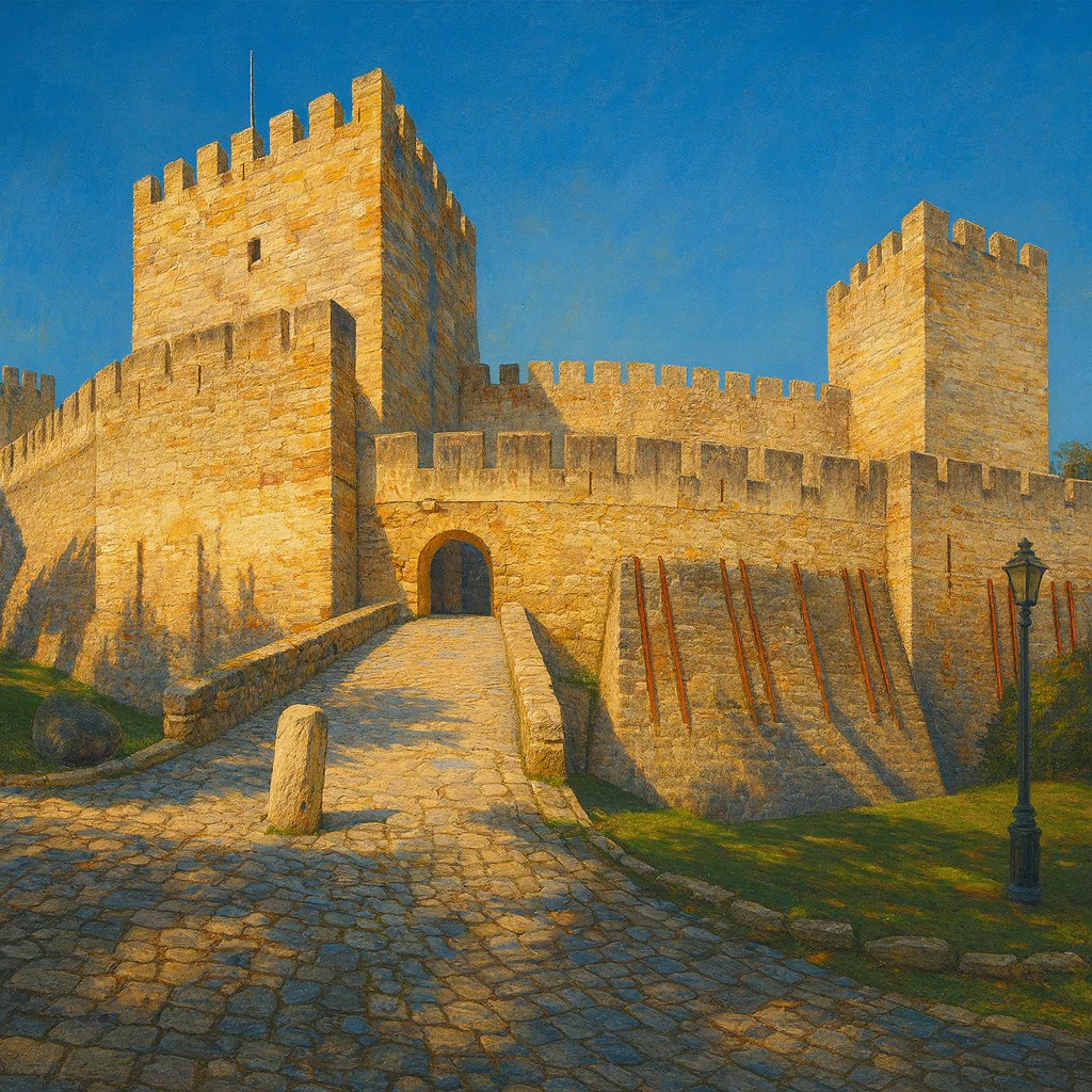 Görsel: São Jorge Kalesi, Lizbon / Portekiz