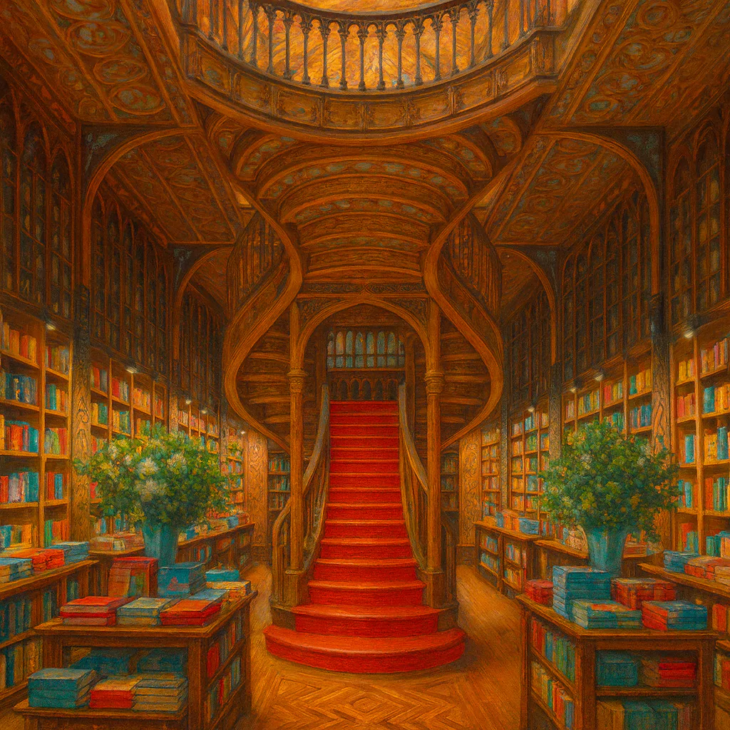 Görsel: Lello Kitabevi, Porto / Portekiz