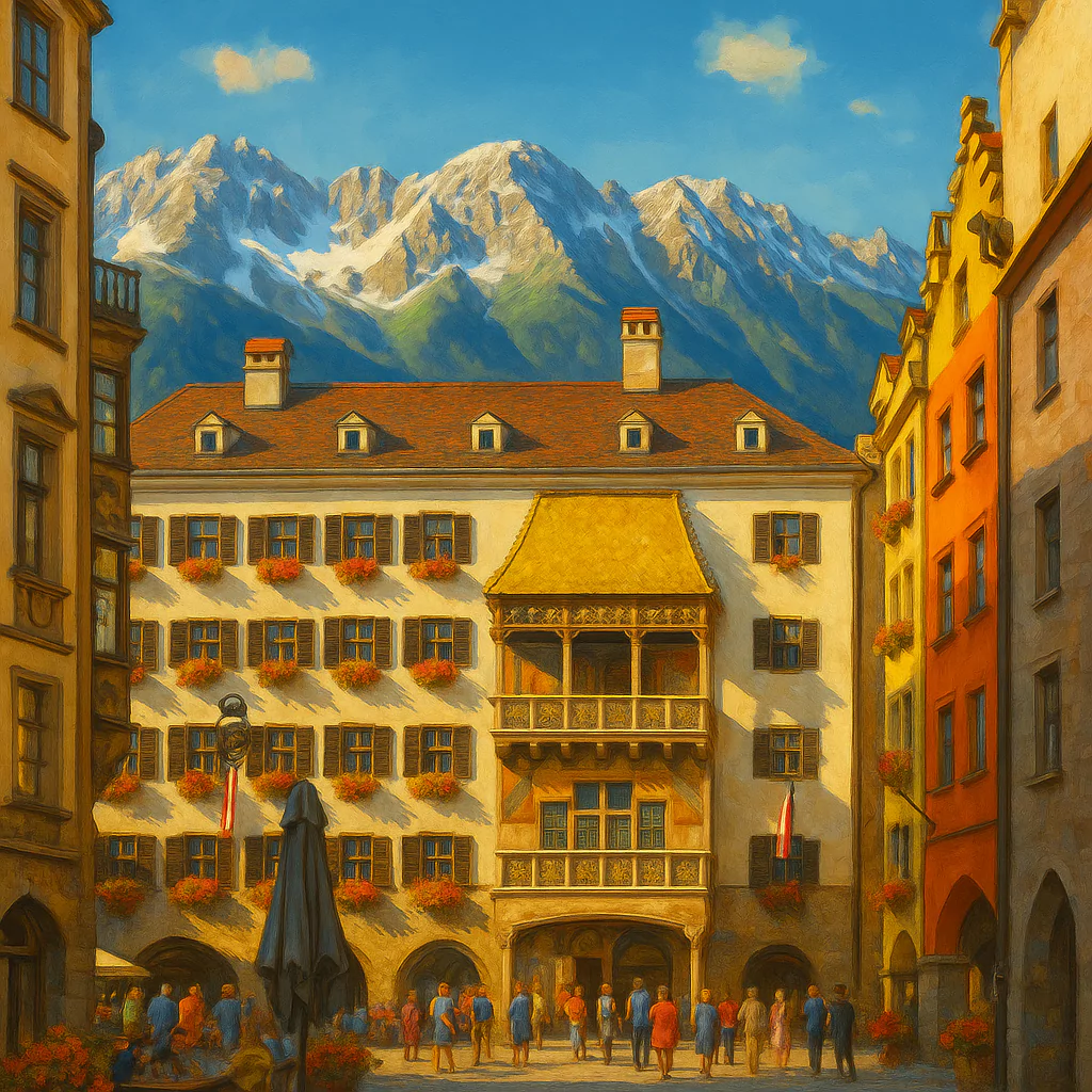 Görsel: Altın Çatı (Goldenes Dachl), Innsbruck / Avusturya