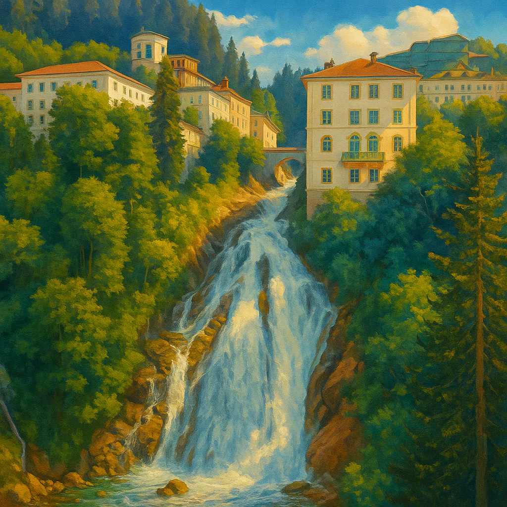 Görsel: Bad Gastein Şelalesi, Bad Gastein / Avusturya