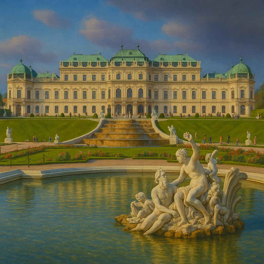 Görsel: Belvedere Sarayı, Viyana / Avusturya