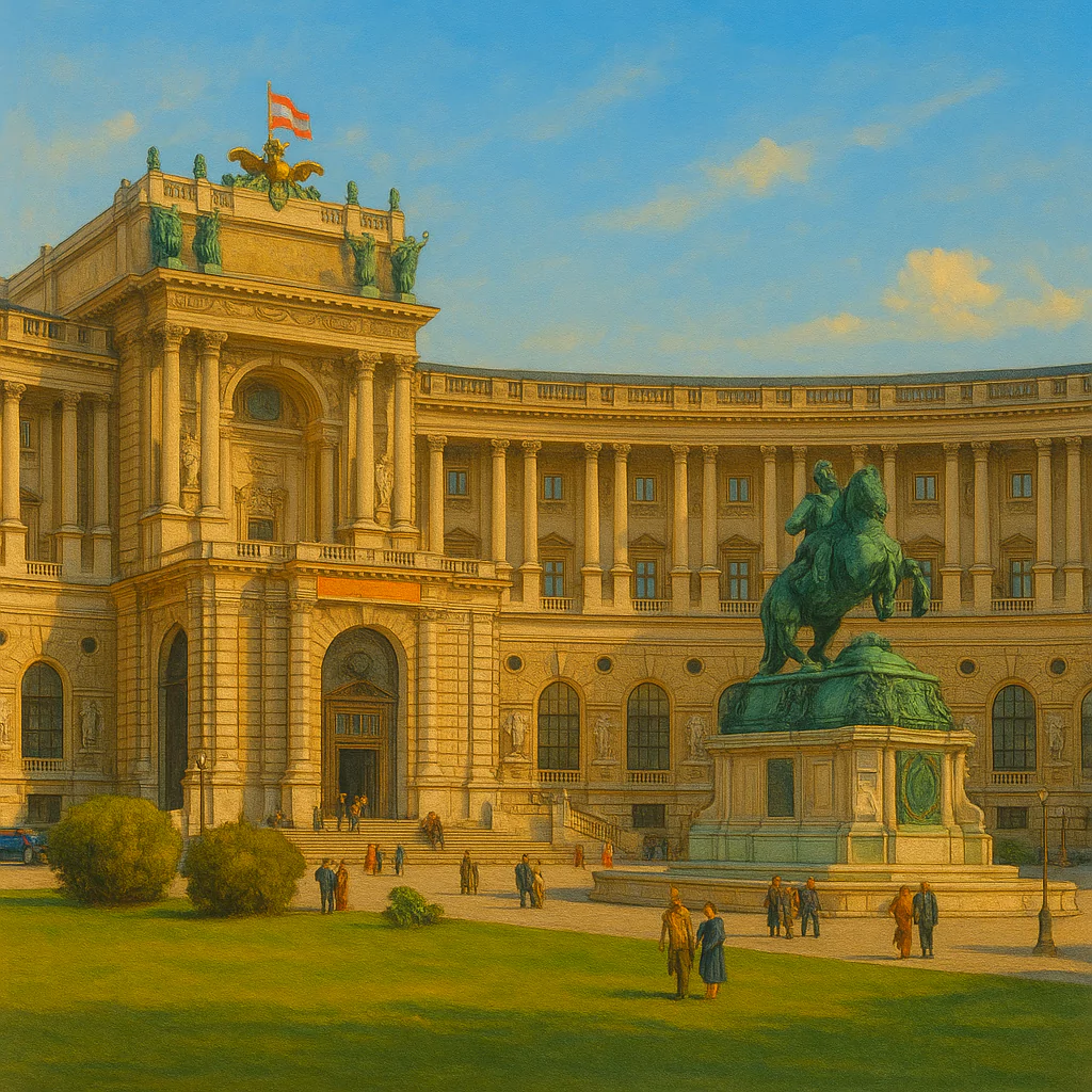 Görsel: Hofburg İmparatorluk Sarayı, Viyana / Avusturya