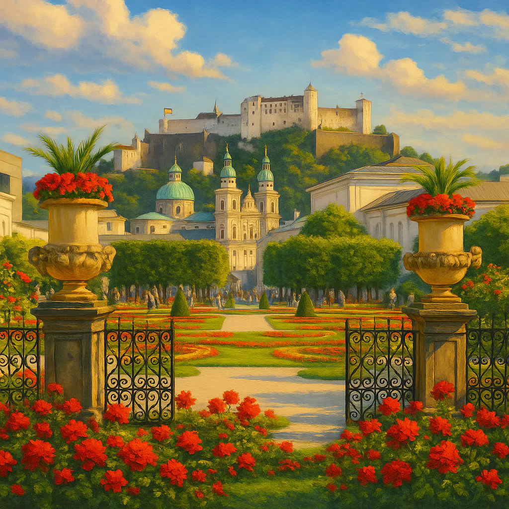 Görsel: Mirabell Sarayı ve Bahçeleri, Salzburg / Avusturya