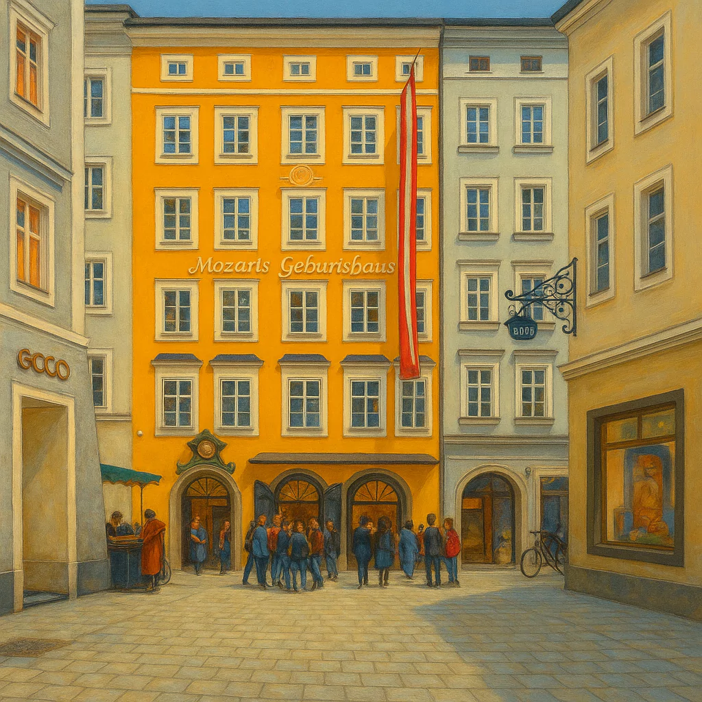 Görsel: Mozart’ın Doğum Yeri, Salzburg / Avusturya