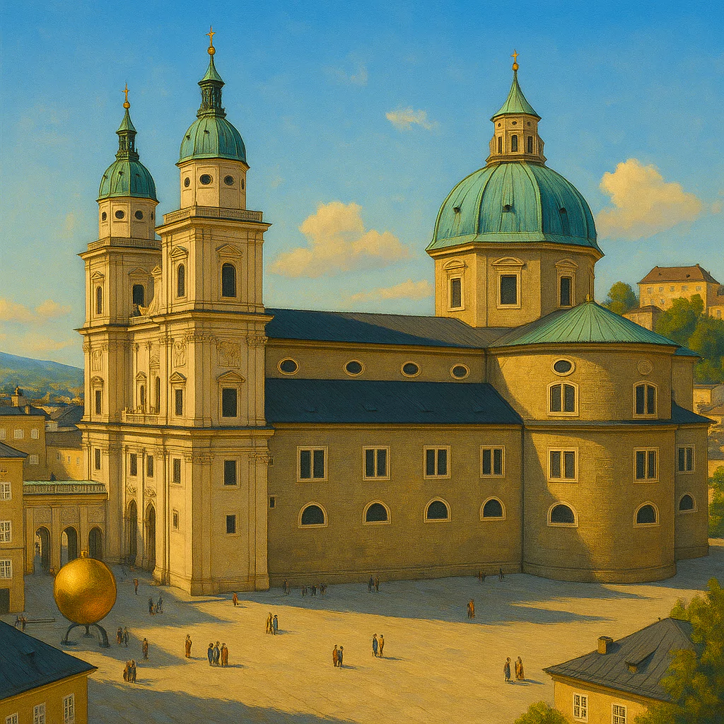 Görsel: Salzburg Katedrali, Salzburg / Avusturya