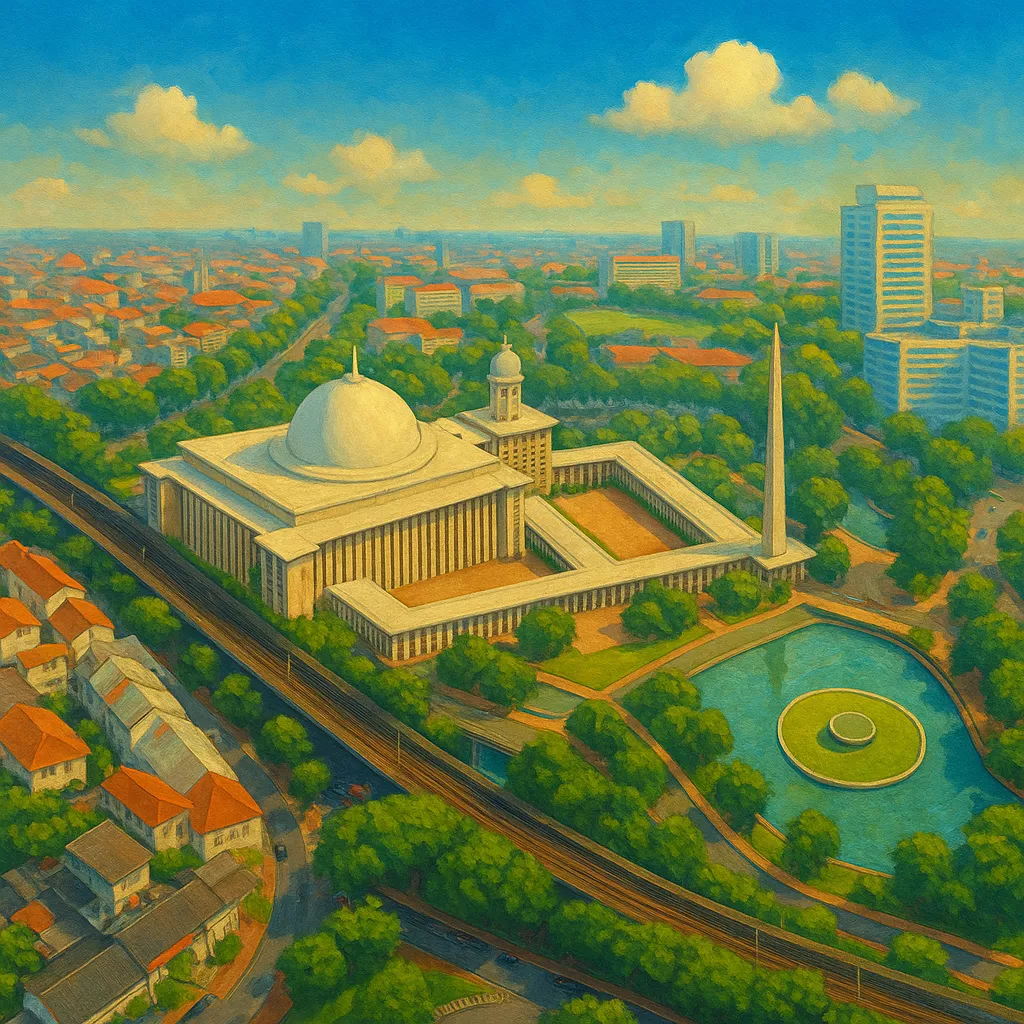 Görsel: Istiqlal Camii, Jakarta / Endonezya