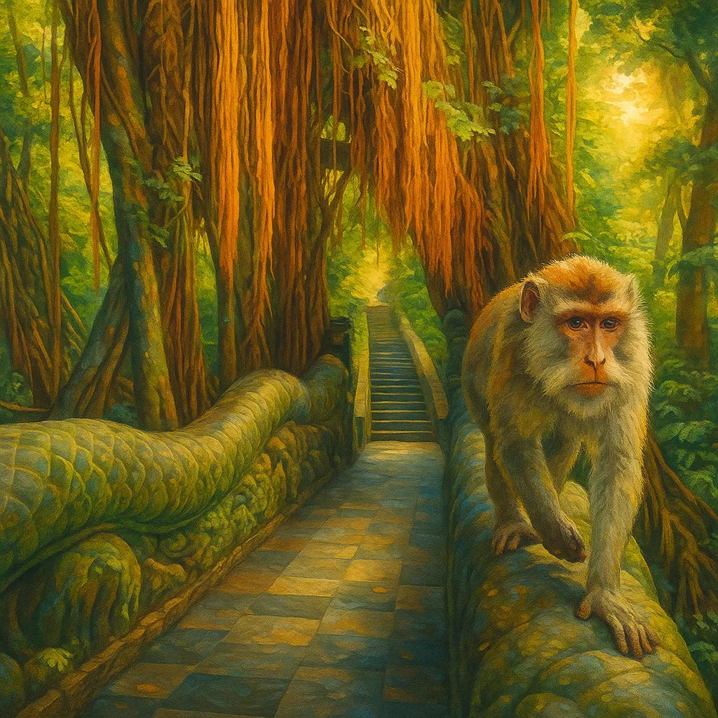 Görsel: Kutsal Maymun Ormanı Koruma Alanı, Ubud / Endonezya