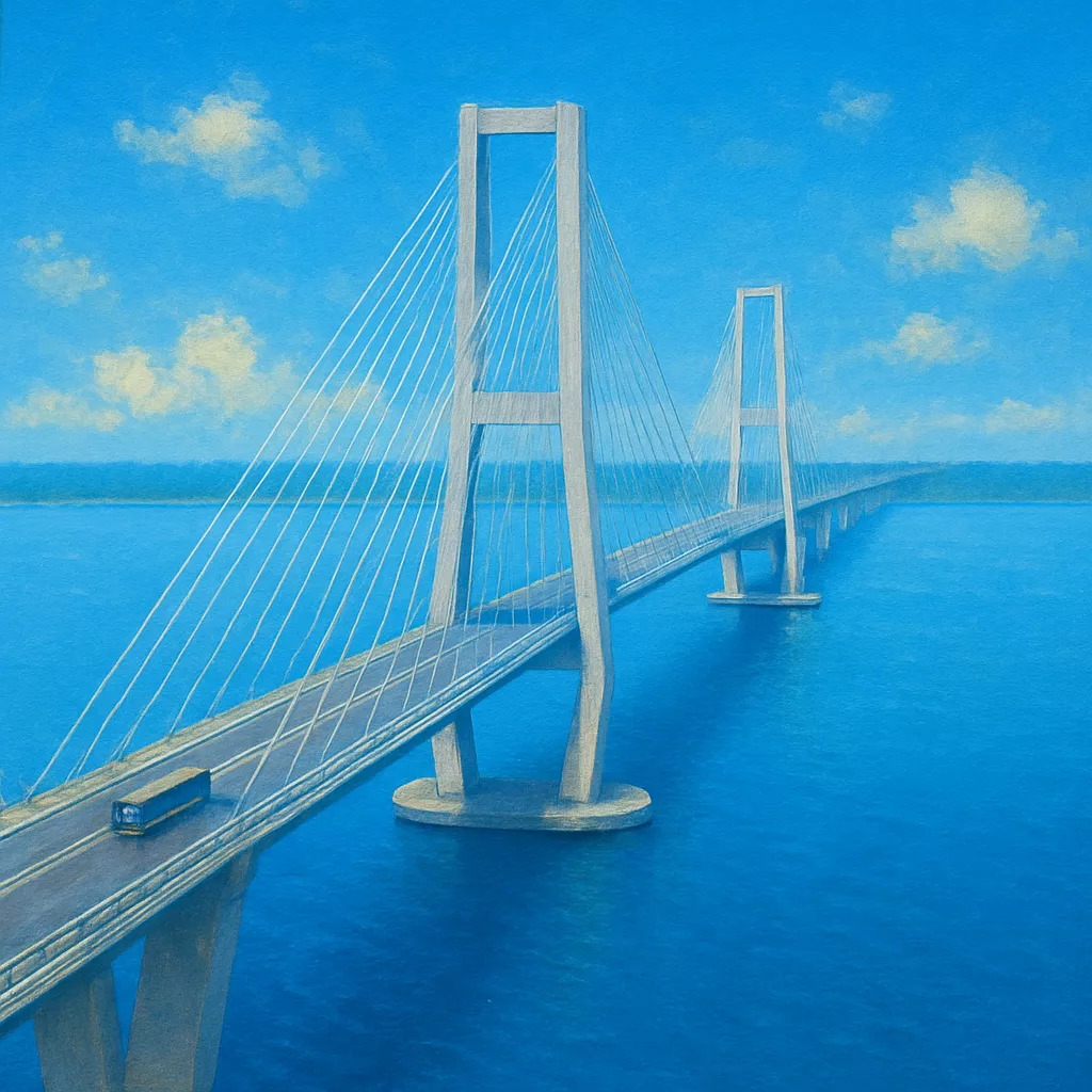 Görsel: Suramadu Köprüsü, Surabaya / Endonezya