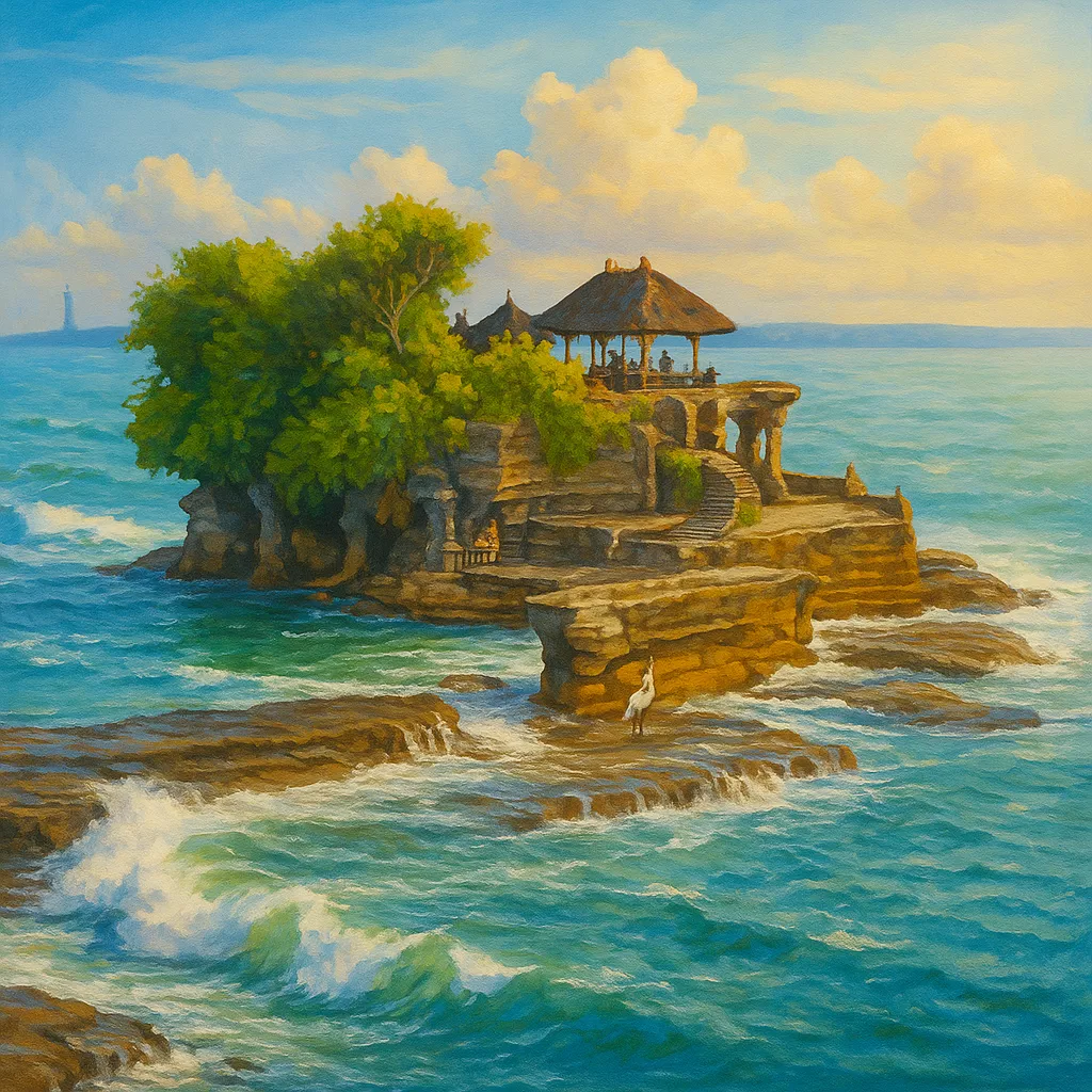 Görsel: Tanah Lot Tapınağı, Bali / Endonezya