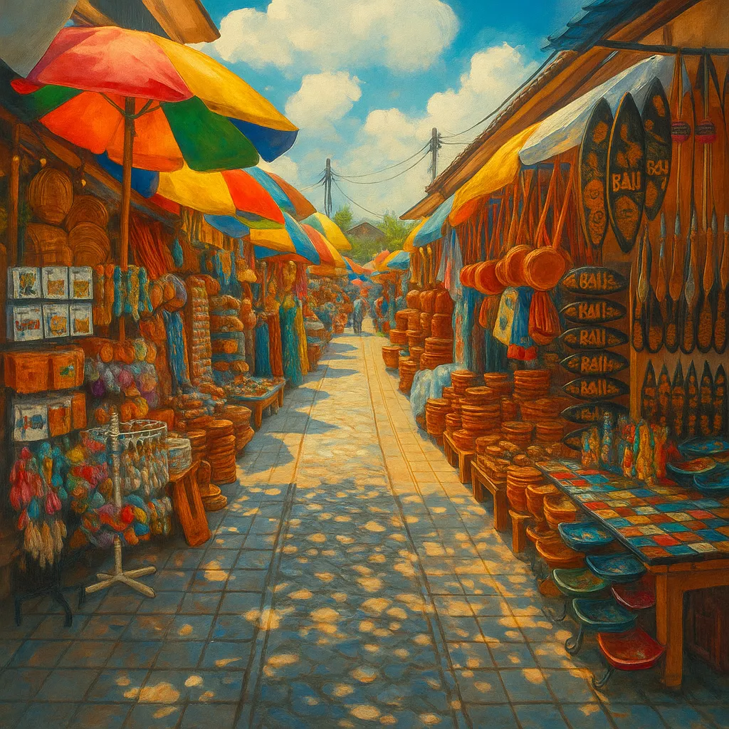 Görsel: Ubud Sanat Pazarı, Ubud / Endonezya