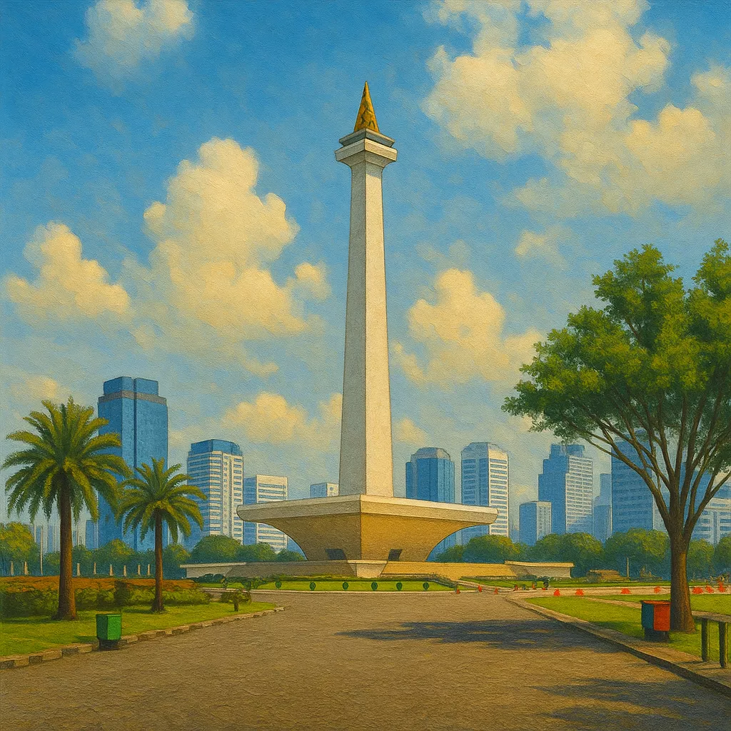 Görsel: Ulusal Anıt, Jakarta / Endonezya