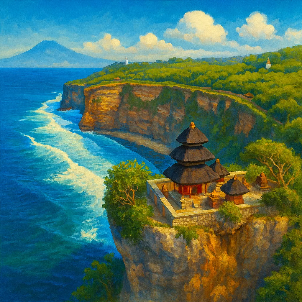 Görsel: Uluwatu Tapınağı, Bali / Endonezya