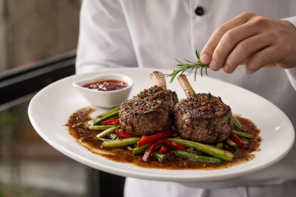 Görsel: Fransız Mutfağının Temel "Haute Cuisine" Anlayışıyla Servis Edilen Yemek