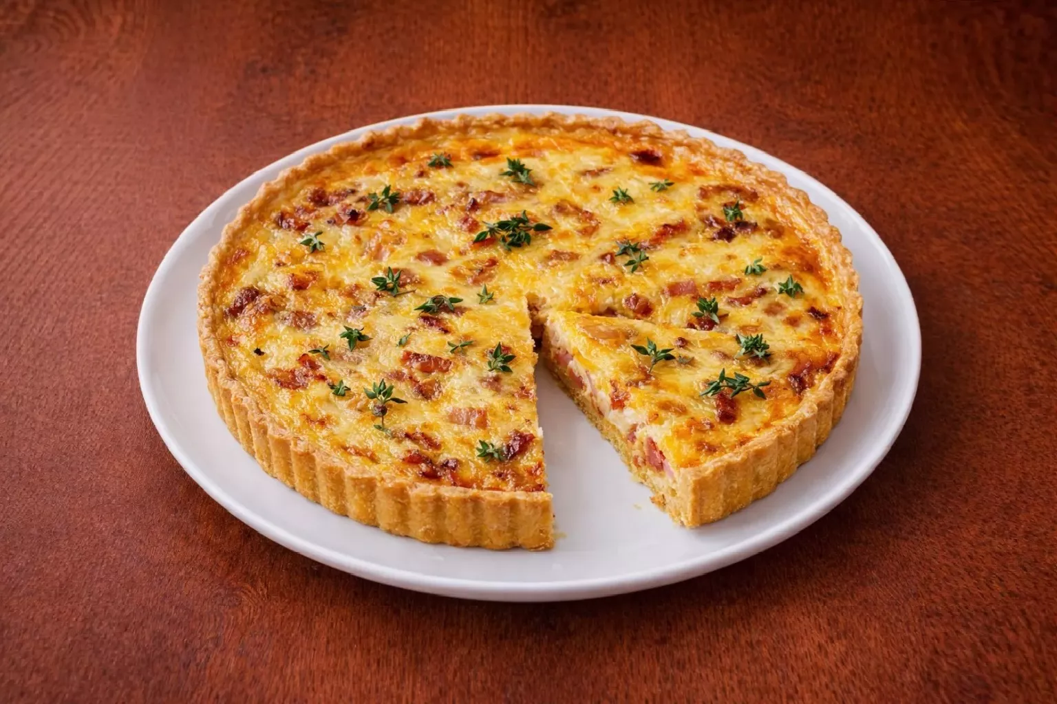 Görsel: Geleneksel Fransız Mutfağı Aperatif Quiche Lorraine