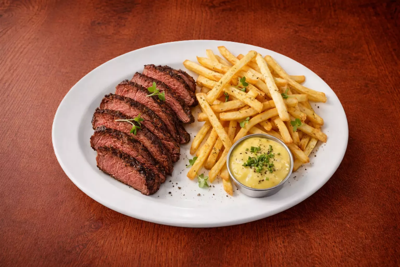 Görsel: Geleneksel Fransız Mutfağı Steak Frites