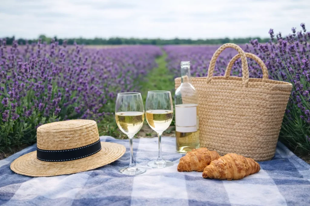 Görsel: Provence Lavanta Tarlalarında Fransız Lezzetleriyle Romantik Piknik Molası