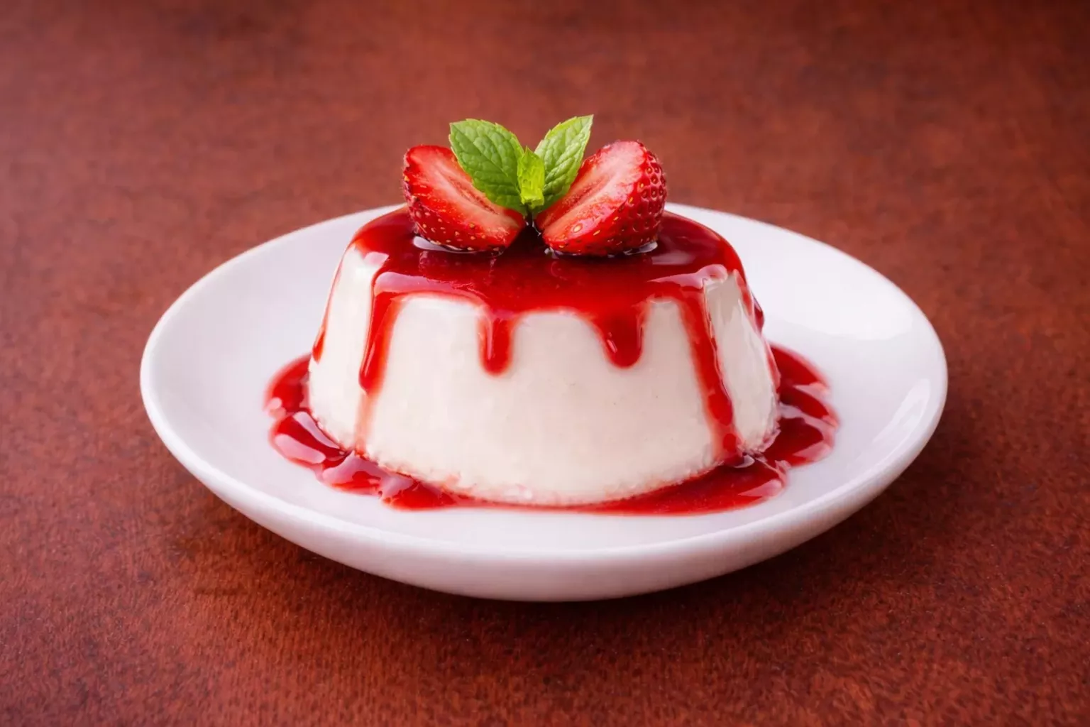Görsel: Geleneksel İtalyan Mutfağı Panna Cotta Tatlısı