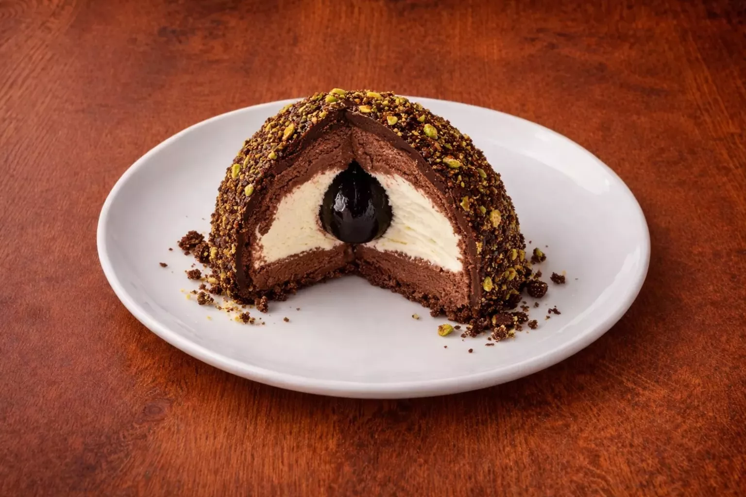 Görsel: Geleneksel İtalyan Mutfağı Tartufo Tatlısı