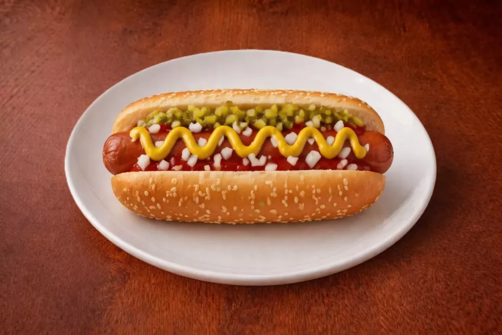 Görsel: Geleneksel Alman Mutfağı Hot Dog Sosisli Sandviç