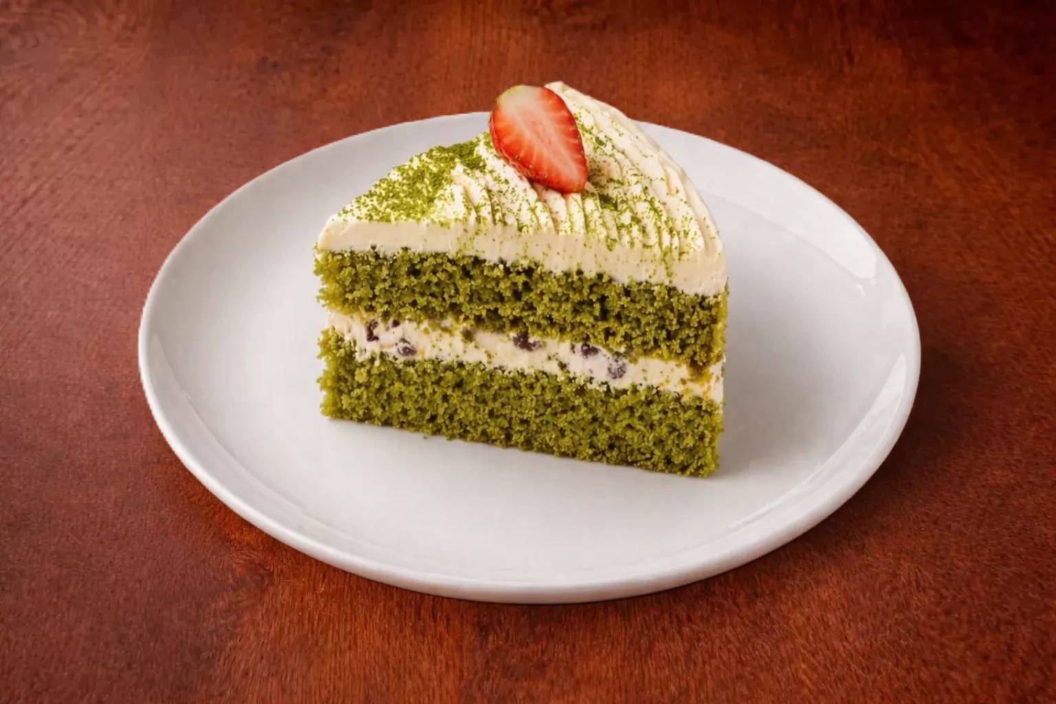 Görsel: Geleneksel Japon Mutfağı Matcha Keki Tatlısı