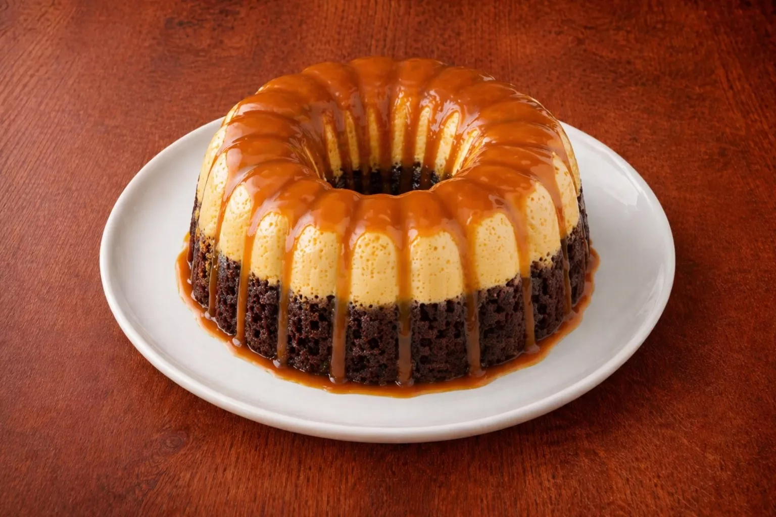 Görsel: Geleneksel Meksika Mutfağı Chocoflan Tatlısı