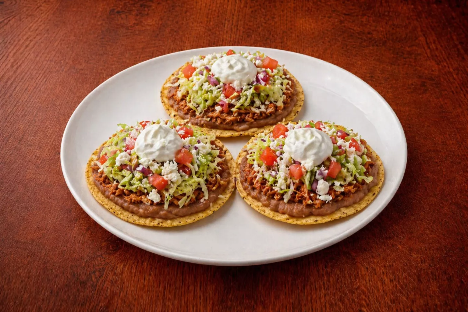 Görsel: Geleneksel Meksika Mutfağı Tostadas Sokak Lezzeti