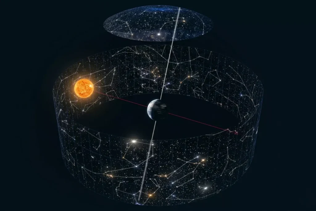Görsel: Astrolojinin ve Burçların Temelini Oluşturan Zodyak Kuşağı