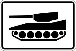 Görsel: Askeri Araç (PL-16) Trafik Levhası