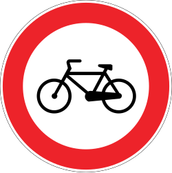 Görsel: Bisiklet Giremez (TT-8) Trafik Levhası