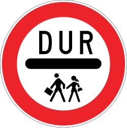Görsel: Çocuklar İçin Dur (TT-2a) Trafik Levhası
