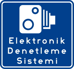 Görsel: Elektronik Denetleme Sistemi (EDS) (B-61b) Trafik Levhası