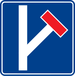 Görsel: Girişi Olmayan Yol Kavşağı (B-2a) Trafik Levhası