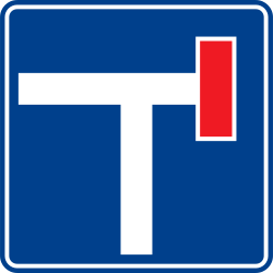 Görsel: Girişi Olmayan Yol Kavşağı (B-2d) Trafik Levhası