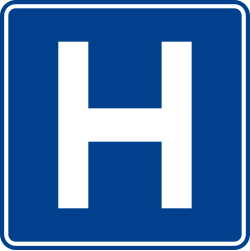 Görsel: Hastane (B-15) Trafik Levhası