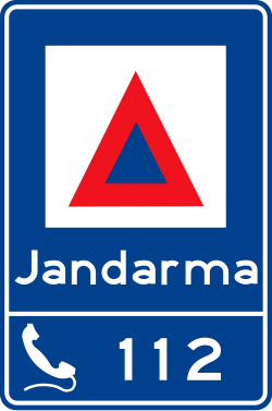 Görsel: Jandarma (B-40) Trafik Levhası