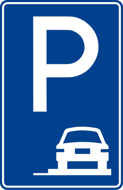Görsel: Park Yeri (P-3b) Trafik Levhası