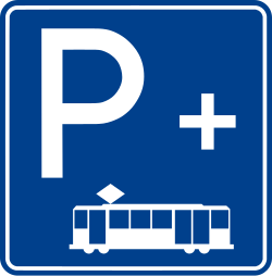 Görsel: Park Yeri (Tramvaydan Yararlanacaklar İçin) (P-3h) Trafik Levhası